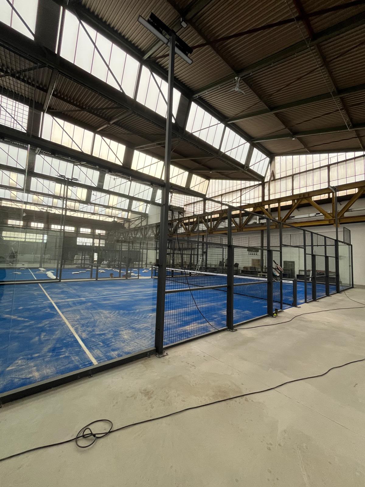 Installed padel court in a MorePadel venue